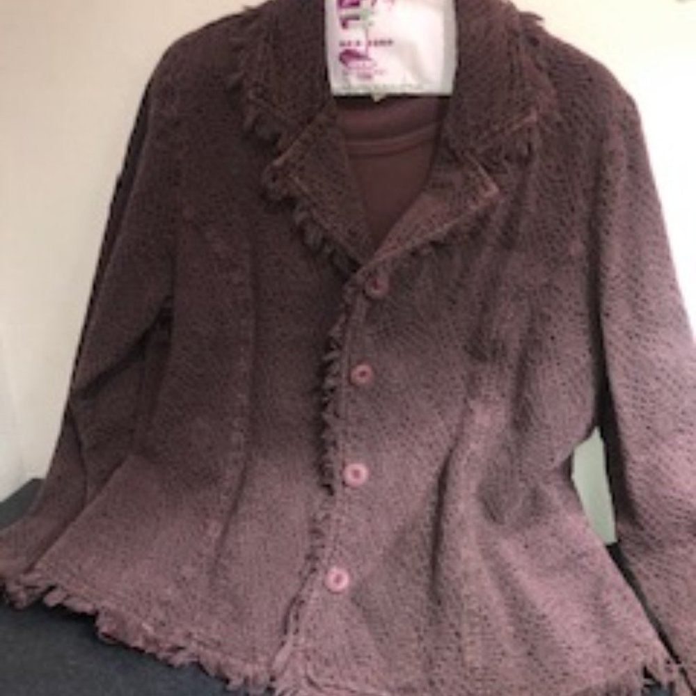 2 piece Jacket and shirt.